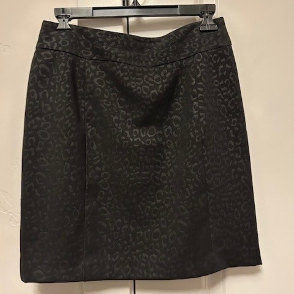Cynthia Rowley black textured skirt size 4
